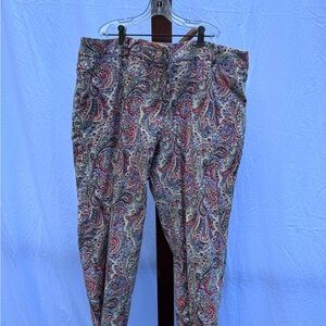Paisley Print Women’s Talbots Pants